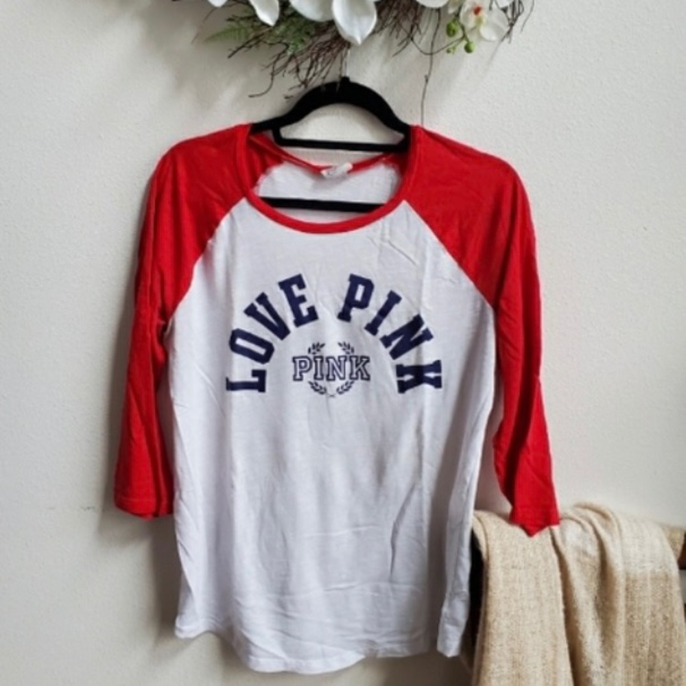 3 PINK baseball sleep shirts